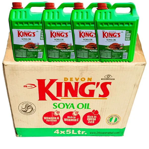 Kings soya oil 5ltr x 4